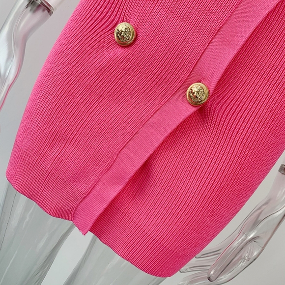 Black Pink NWT UNBRANDED Bodycon Mini Dress - Picture 9 of 14